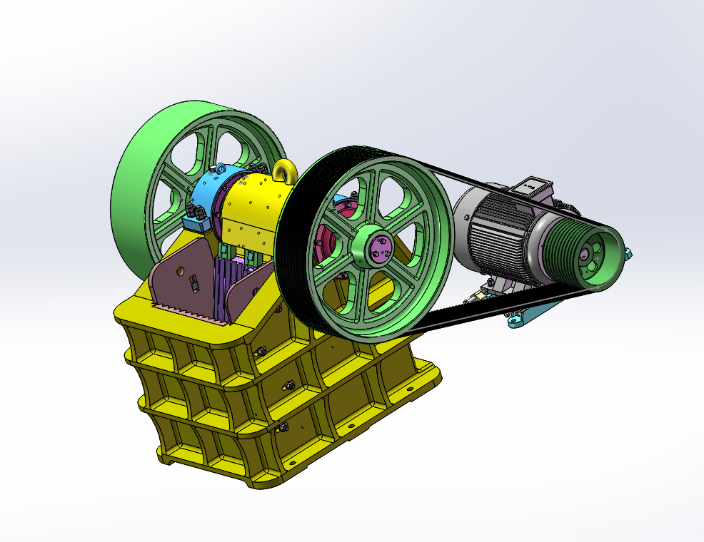 PE400×600复摆颚式破碎机的设计